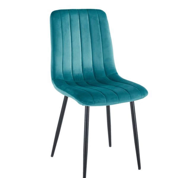 כיסא מרופד לפינת אוכל דגם 6157 מבית Step Up בצבע ירוק בקבוק