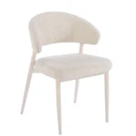 כיסא מרופד לפינת אוכל דגם 6162 בצבע קרם