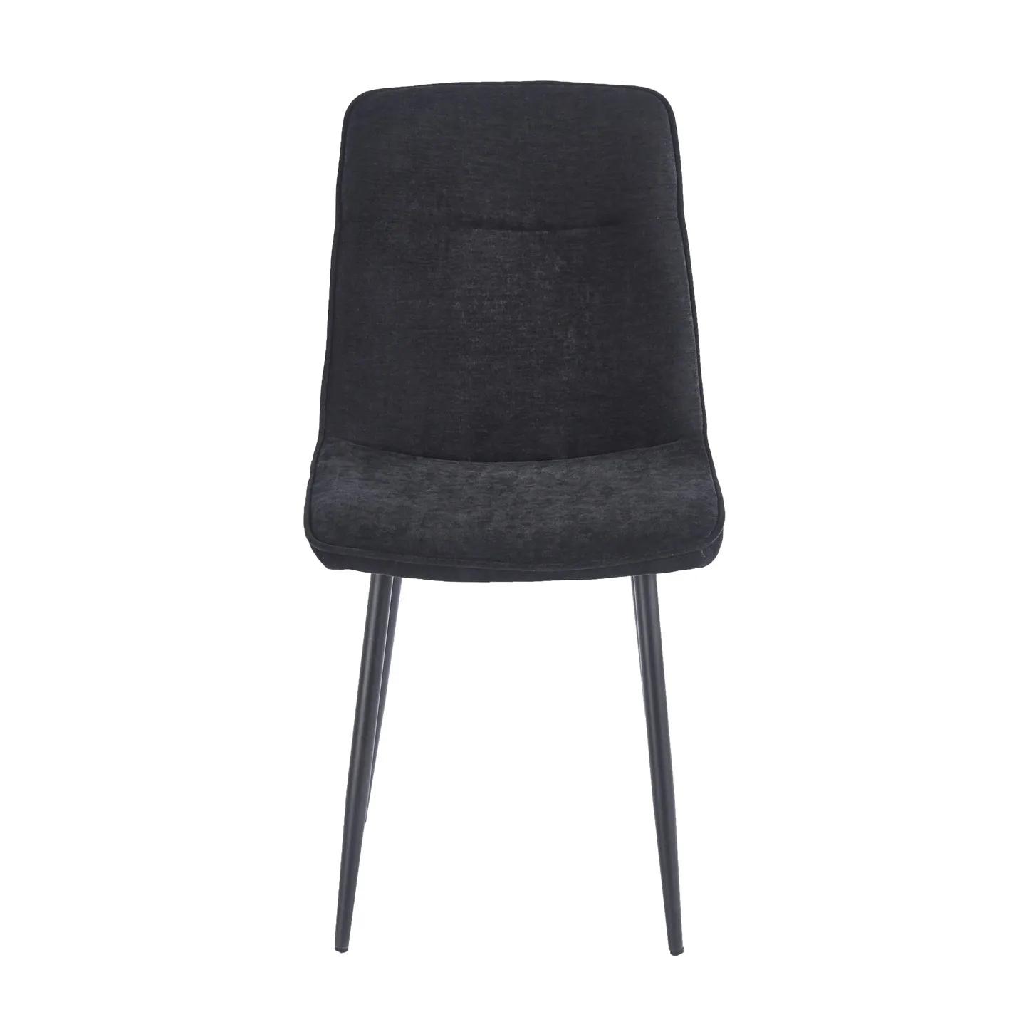 6163 (8) כיסא מרופד לפינת אוכל דגם 6163 בצבע שחור – תמונה 1