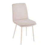 כיסא מרופד לפינת אוכל דגם 6164 בצבע קרם