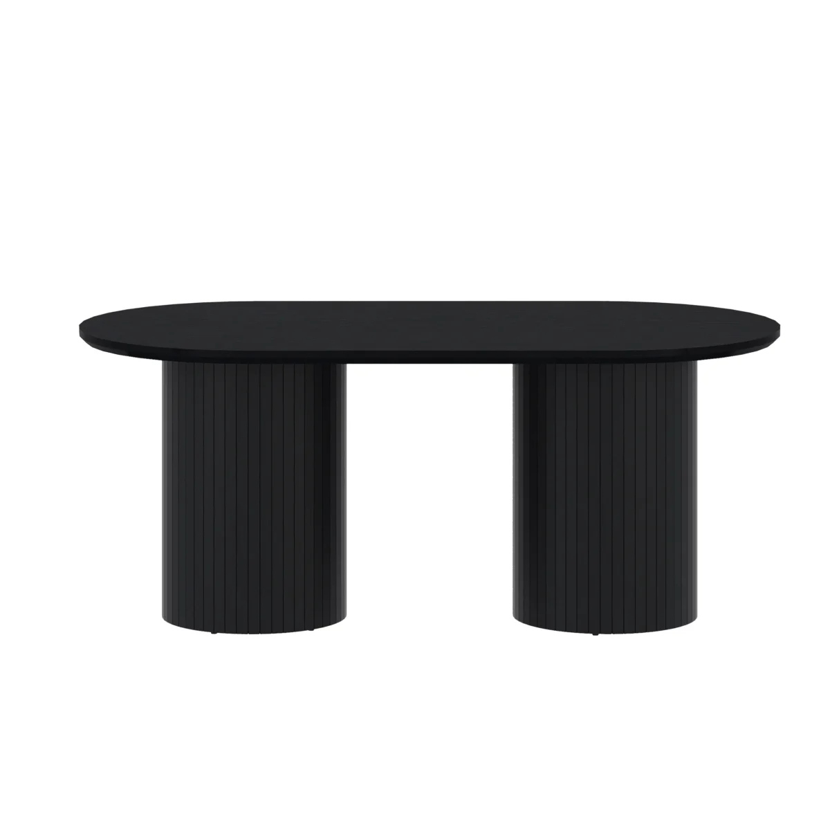 ⁦שולחן פינת אוכל אובלי דגם 816 בצבע שחור⁩ – תמונה ⁦2⁩