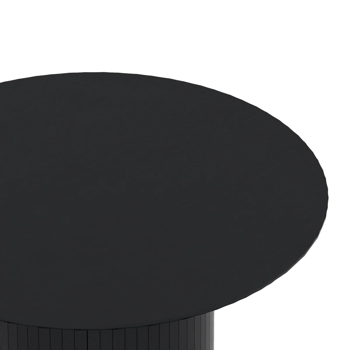 ⁦שולחן פינת אוכל עגול דגם 817 בצבע שחור⁩ – תמונה ⁦3⁩