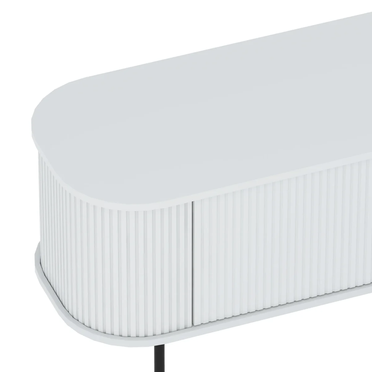 ⁦מזנון טלוויזיה מעוצב לסלון דגם 4078 באורך 120 ס"מ צבע לבן⁩ – תמונה ⁦8⁩