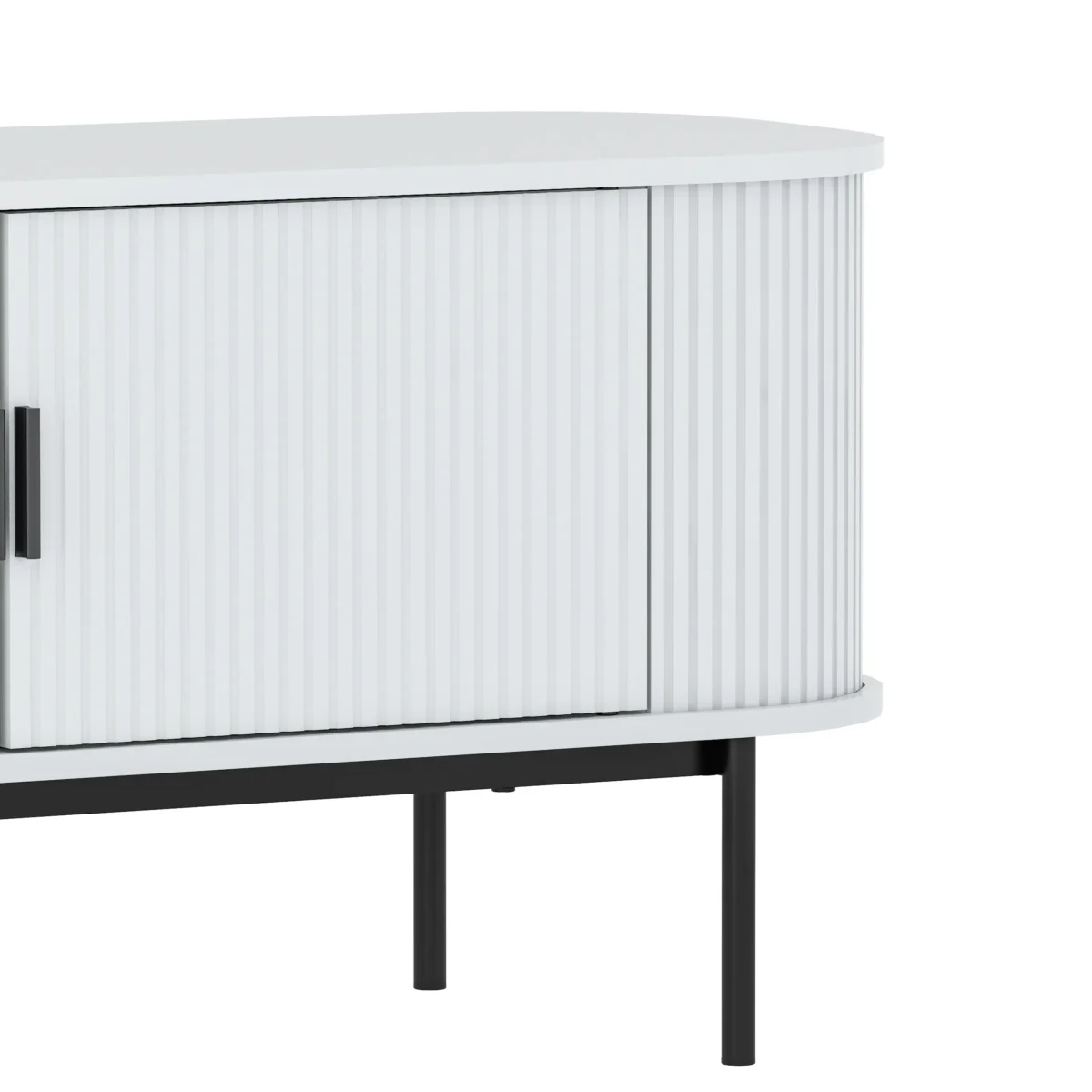 ⁦מזנון טלוויזיה מעוצב לסלון דגם 4078 באורך 120 ס"מ צבע לבן⁩ – תמונה ⁦7⁩