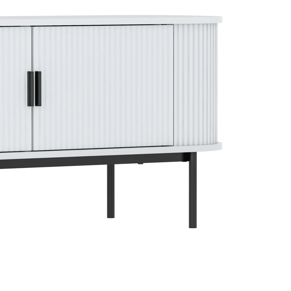 ⁦מזנון טלוויזיה מעוצב לסלון דגם 4078 באורך 120 ס"מ צבע לבן⁩ – תמונה ⁦6⁩