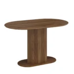 שולחן פינת אוכל אובלי דגם 811 בצבע אגוז