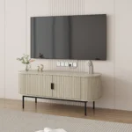 מזנון טלוויזיה מעוצב לסלון דגם 4078 באורך 120 ס"מ בגימור טרוונטין